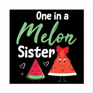 Watermelons Dancing Together Happy Day One In A Melon Sister Posters and Art